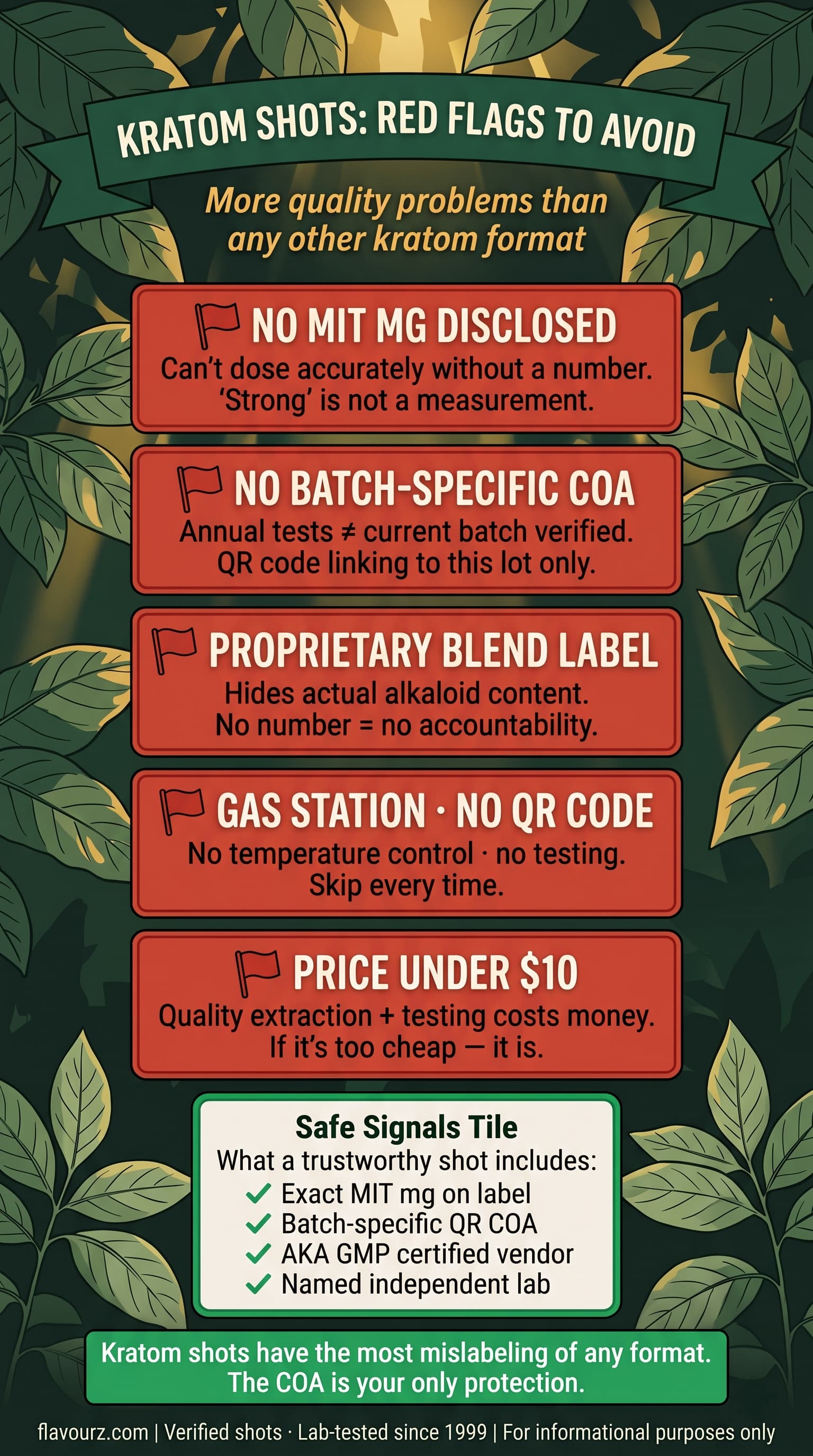 infographic for Red Flags What to Avoid11